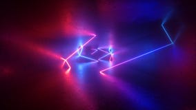 3d回报,抽象霓虹背景,萤光紫外光,空的室,现代最小的大模型,桃红色蓝色发光的线 库存例证 3d回报,抽象霓虹背景,萤光紫外光,空的室,现代最小的大模型,桃红色蓝色发光的线 库存例证